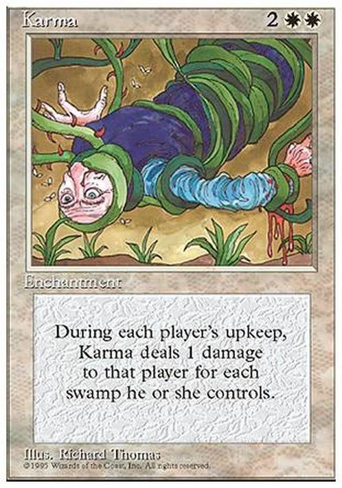 Karma ~ Fourth Edition [ Excellent ] [ Magic MTG ]