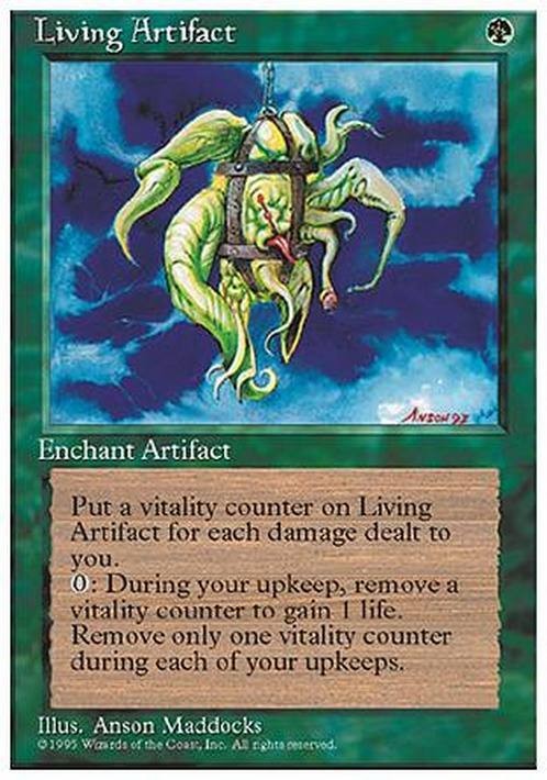 Living Artifact ~ Fourth Edition [ Excellent ] [ Magic MTG ] - London Magic Traders Ltd