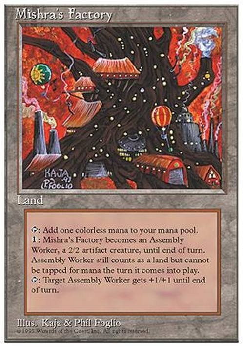 Mishra's Factory ~ Fourth Edition [ Excellent ] [ Magic MTG ]