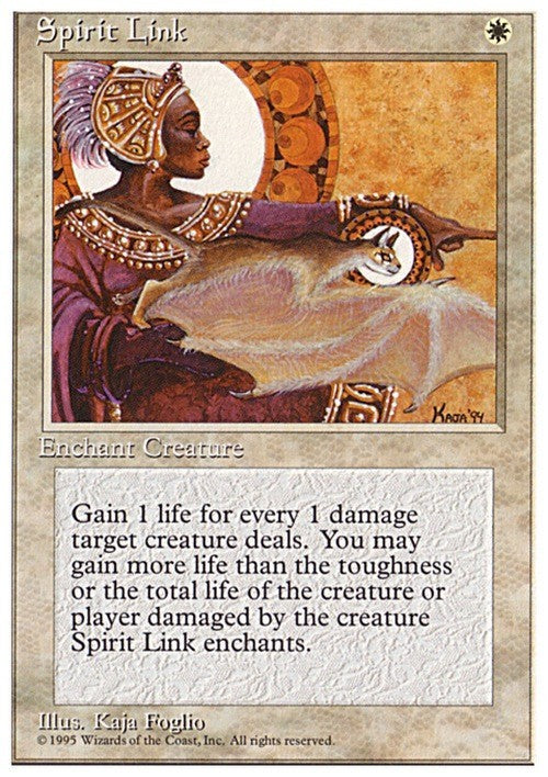 Spirit Link ~ Fourth Edition [ Excellent ] [ Magic MTG ]