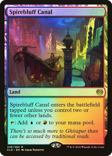 FOIL Spirebluff Canal ~ Kaladesh [ Excellent ] [ Magic MTG ]