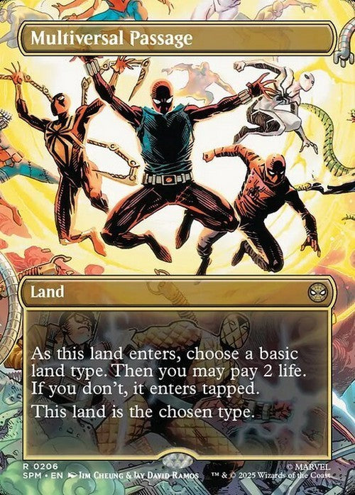 BORDERLESS Multiversal Passage ~ Spider-Man [ NM ] [ Magic MTG ]