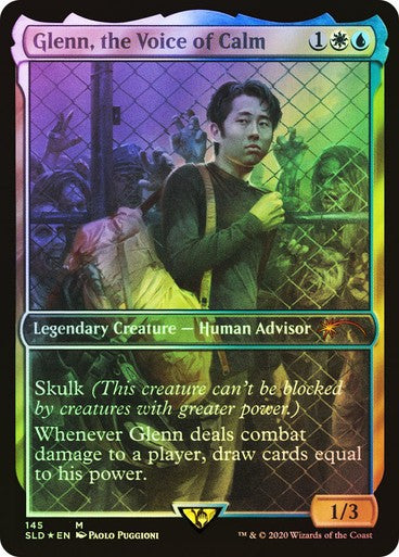 FOIL Glenn, the Voice of Calm ~ Secret Lair: The Walking Dead [ NM ] [ MTG ]