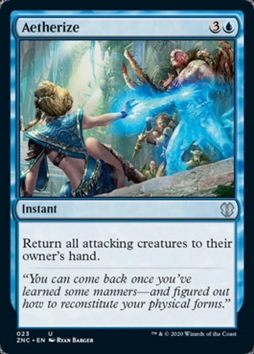 Aetherize ~ Commander: Zendikar Rising [ NearMint ] [ Magic MTG ]
