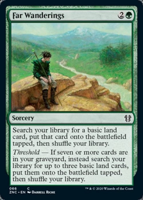 Far Wanderings ~ Commander: Zendikar Rising [ NearMint ] [ Magic MTG ]