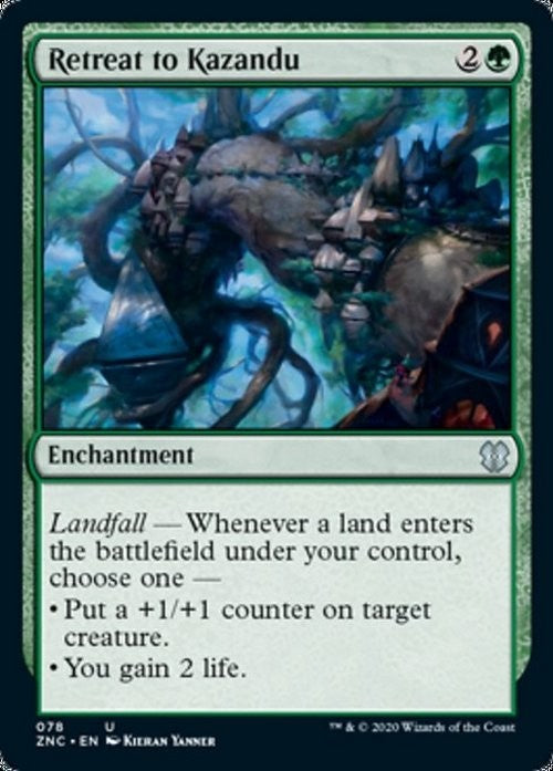 Retreat to Kazandu ~ Commander: Zendikar Rising [ NearMint ] [ Magic MTG ]