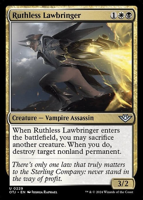 Ruthless Lawbringer ~ Outlaws of Thunder Junction [ NM ] [ Magic MTG ]