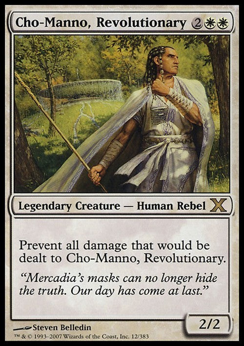 Cho-Manno, Revolutionary ~ Tenth Edition [ Excellent ] [ Magic MTG ]