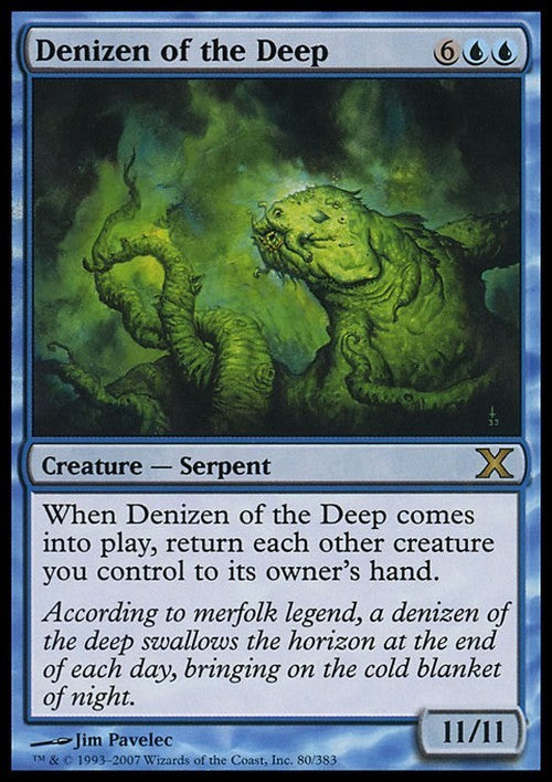 Denizen of the Deep ~ Tenth Edition [ Excellent ] [ Magic MTG ]