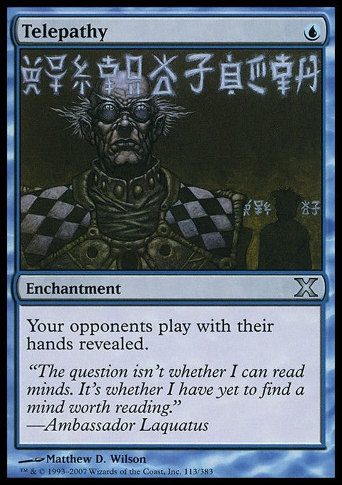 Telepathy ~ Tenth Edition [ Excellent ] [ Magic MTG ]