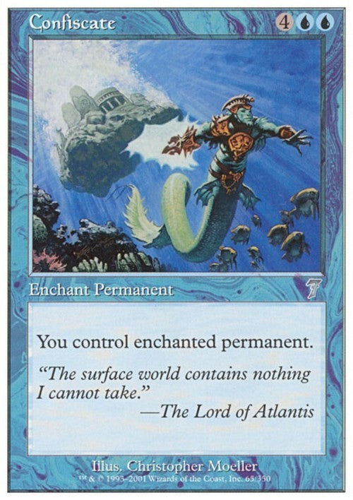 Confiscate ~ Seventh Edition [ PLAYED ] [ Magic MTG ]