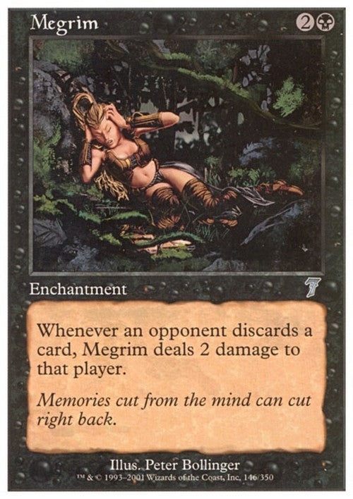 Megrim ~ Seventh Edition [ PLAYED ] [ Magic MTG ]