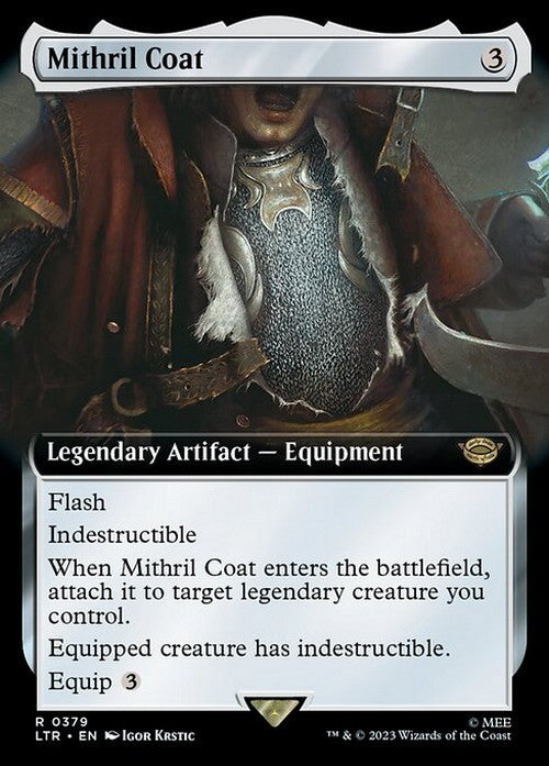 BORDERLESS Mithril Coat ~ The Lord of the Rings [ NM ] [ Magic MTG ]