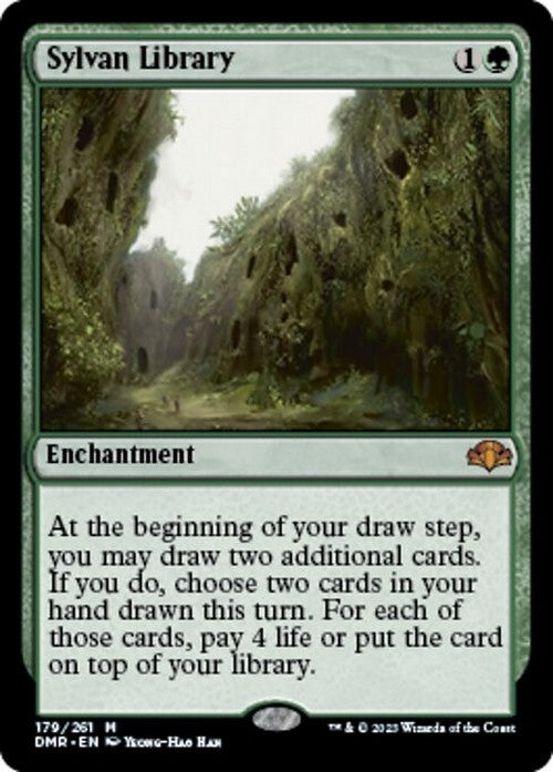 Sylvan Library ~ Dominaria Remastered [ NearMint ] [ Magic MTG ]