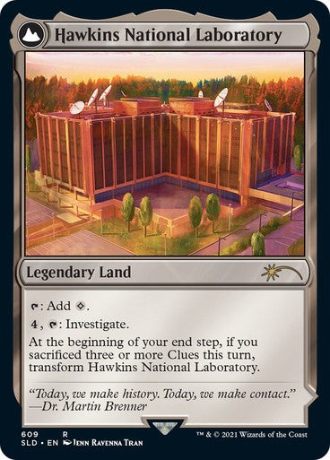 Hawkins National Laboratory ~ Secret Lair [ PLAYED ] [ Magic MTG ]