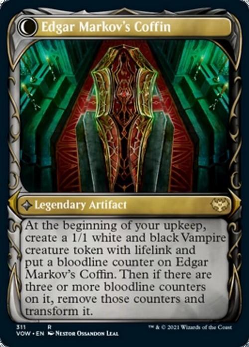 SHOWCASE Edgar, Charmed Groom / Markov's Coffin ~ Crimson Vow [ NM ] [ MTG ]