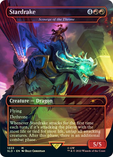 FOIL Stardrake (Scourge of the Throne) ~ Secret Lair: Warhammer [ NM ] [ MTG ]