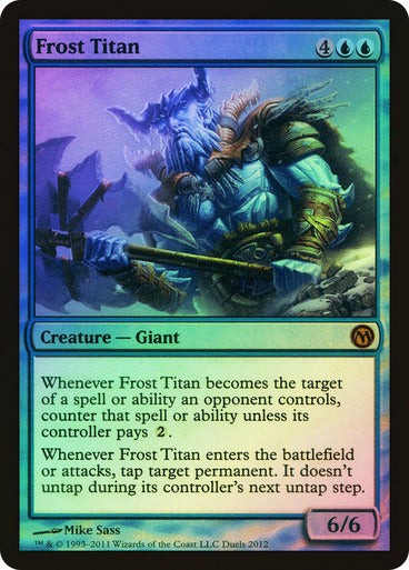 FOIL Frost Titan ~ Duels of the Planeswalkers [ Excellent ] [ Magic MTG ]