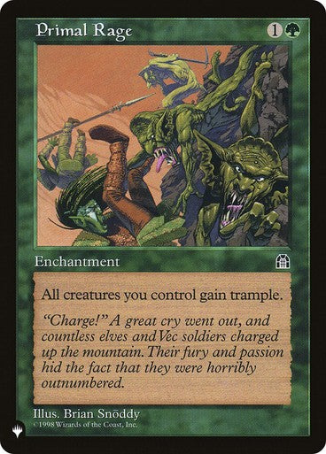 Primal Rage ~ Mystery Booster 2 [ NearMint ] [ Magic MTG ]