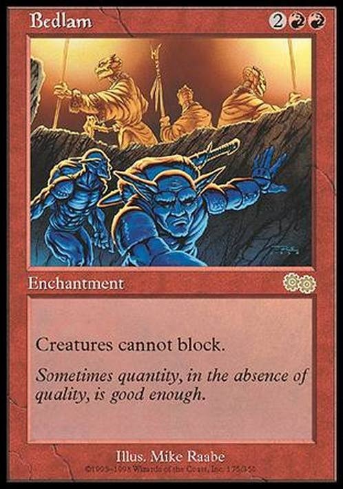 Bedlam ~ Urza's Saga [ Excellent ] [ Magic MTG ]