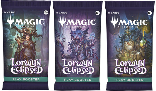 3 x Play Booster Pack ~ Lorwyn Eclipsed ~ Magic MTG Sealed