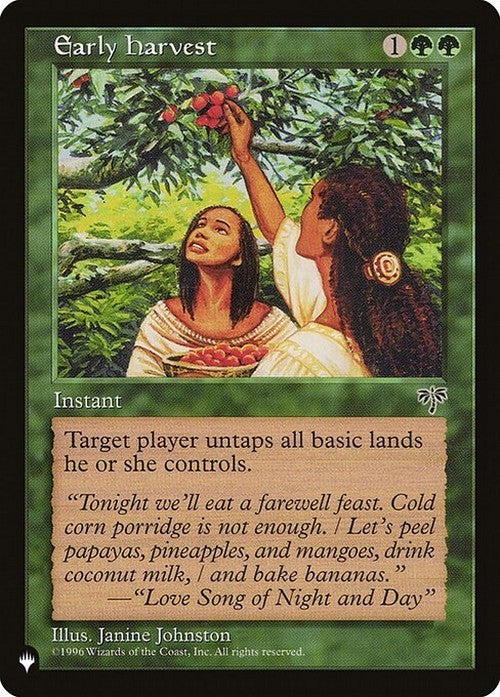 Early Harvest ~ The List [ NearMint ] [ Magic MTG ]