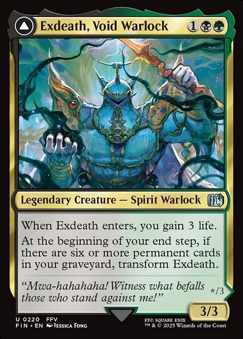 Exdeath, Void Warlock ~ Final Fantasy [ NM ] [ Magic MTG ]