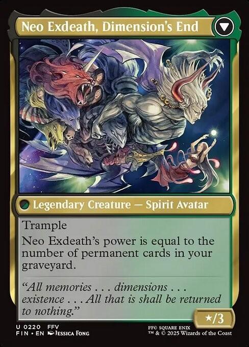 Exdeath, Void Warlock ~ Final Fantasy [ NM ] [ Magic MTG ]