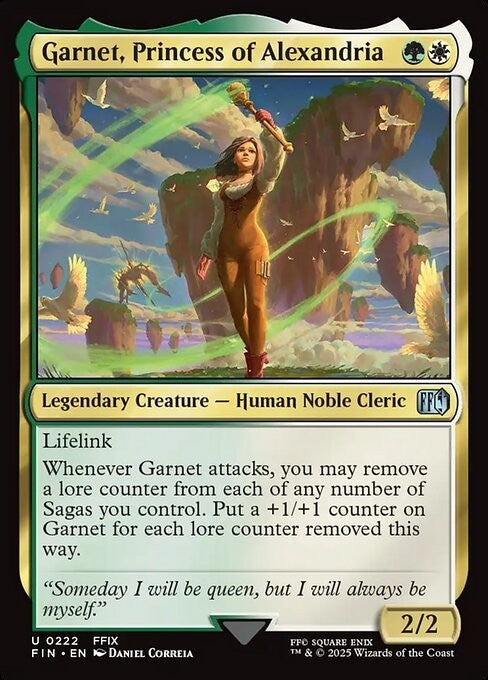 Garnet, Princess of Alexandria ~ Final Fantasy [ NM ] [ Magic MTG ]