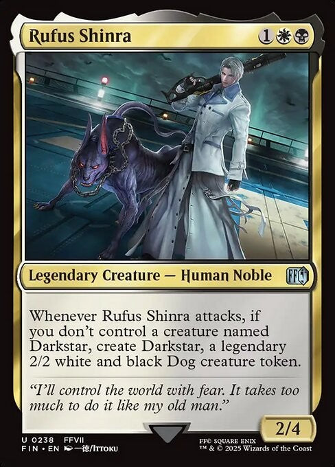 Rufus Shinra ~ Final Fantasy [ NM ] [ Magic MTG ]