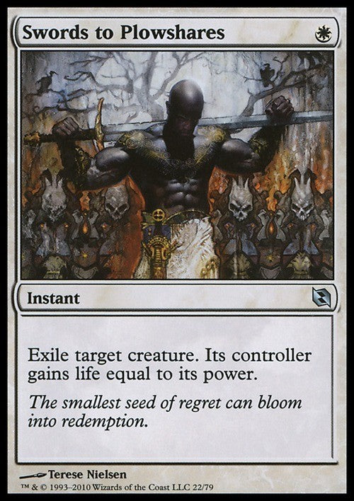 Swords to Plowshares ~ Duel Decks [ Excellent ] [ Magic MTG ]
