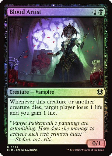 FOIL Blood Artist ~ Innistrad Remastered [ NM ] [ Magic MTG ]