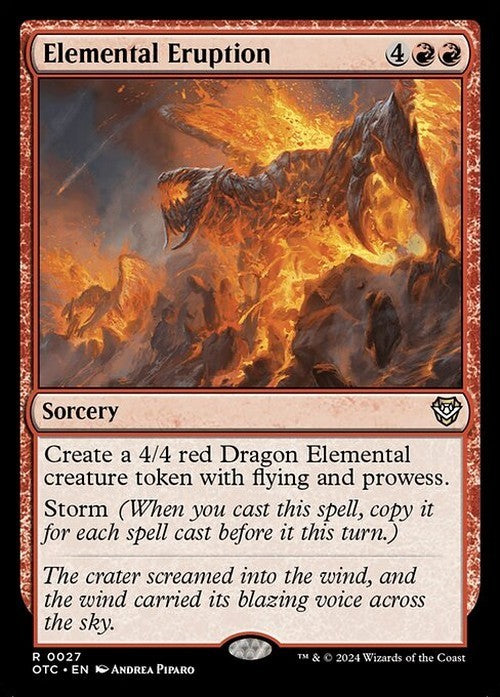Elemental Eruption ~ Commander: Outlaws of Thunder Junction [ NM ] [ MTG ]