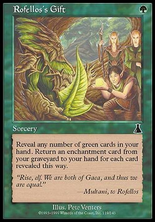 Rofellos's Gift ~ Urza's Destiny [ Excellent ] [ Magic MTG ] - London Magic Traders Ltd