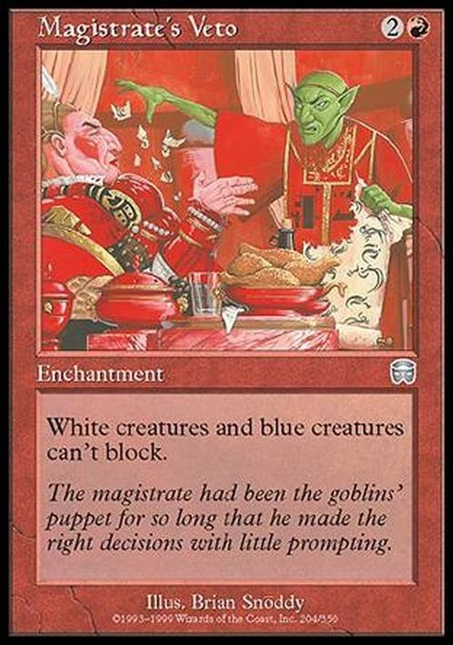 Magistrate's Veto ~ Mercadian Masques [ Excellent ] [ Magic MTG ]