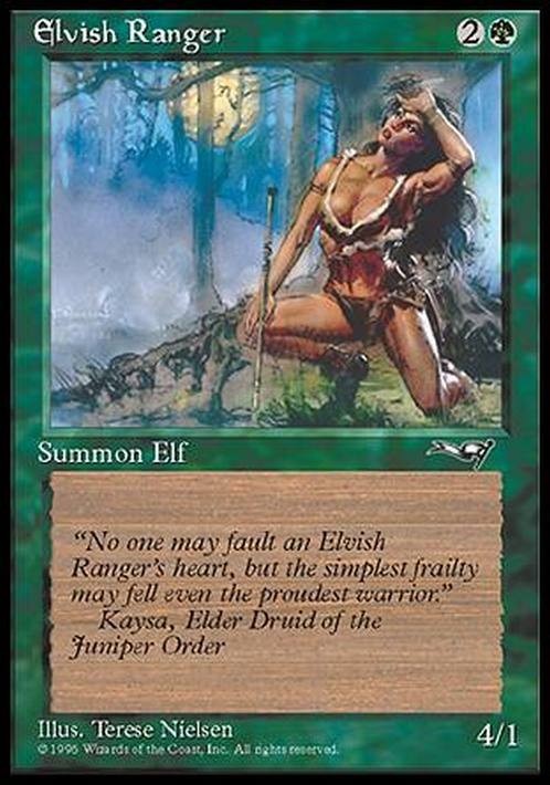 Elvish Ranger (Version 2) ~ Alliances [ Excellent ] [ Magic MTG ]