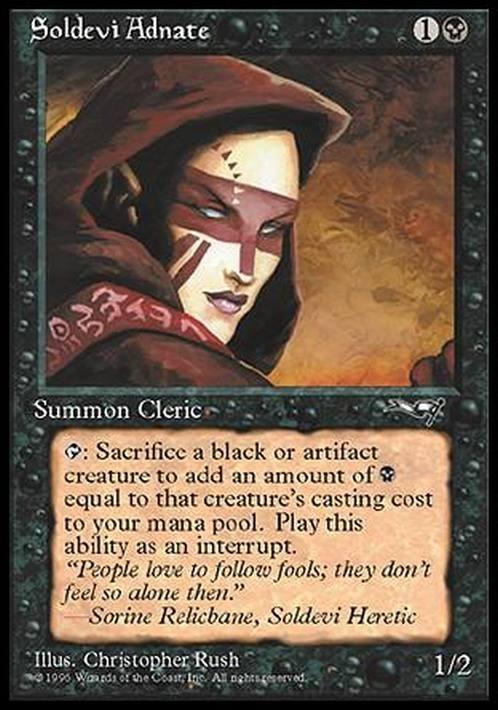 Soldevi Adnate (Version 1) ~ Alliances [ Excellent ] [ Magic MTG ] - London Magic Traders Ltd