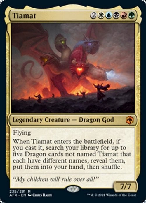 Tiamat ~ Adventures in the Forgotten Realms [ NM ] [ Magic MTG ]