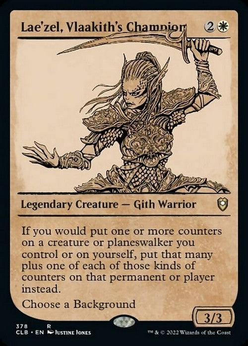 SHOWCASE Lae'zel, Vlaakith's Champion ~ Commander Legends 2 [ NM ] [ MTG ]