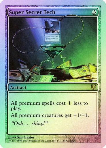 FOIL Super Secret Tech ~ Unglued [ Excellent ] [ Magic MTG ]