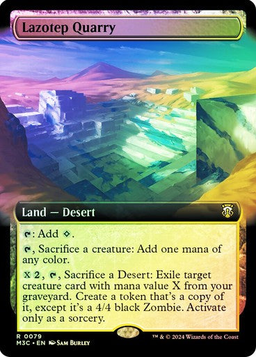 FOIL RIPPLE Lazotep Quarry ~ Commander: Modern Horizons 3 [ NM ] [ Magic MTG ]