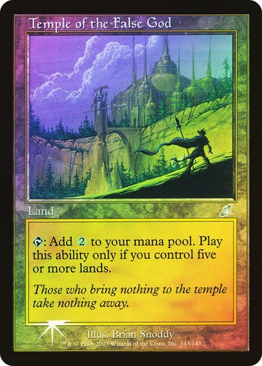 FOIL Temple of the False God ~ Scourge [ Excellent ] [ Magic MTG ]