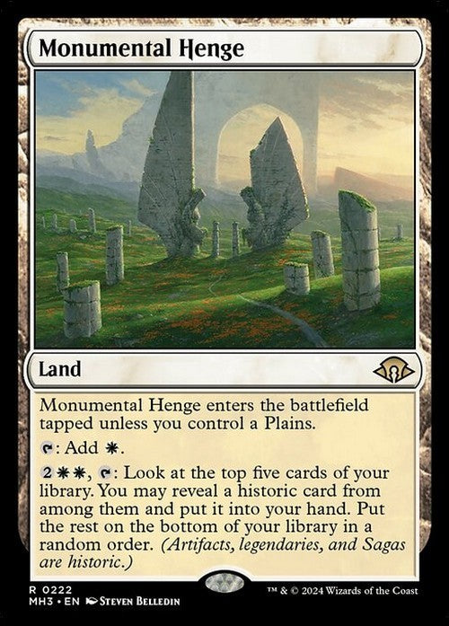 Monumental Henge ~ Modern Horizons 3 [ NearMint ] [ Magic MTG ]