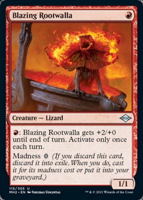 Blazing Rootwalla ~ Modern Horizons 2 [ NearMint ] [ Magic MTG ]