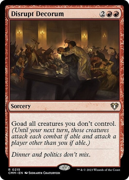 Disrupt Decorum ~ Commander Masters [ NM ] [ MTG ]