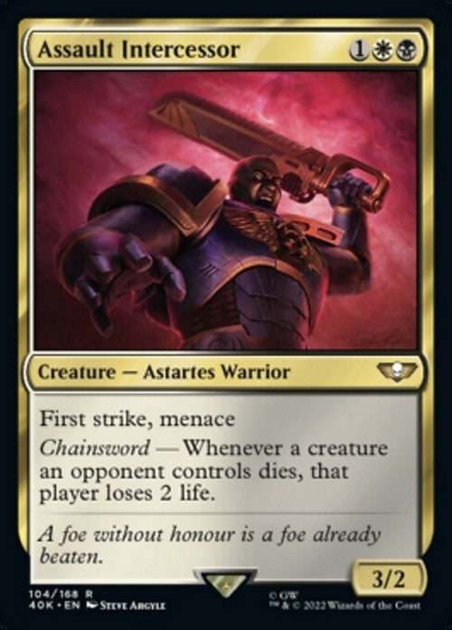 Assault Intercessor ~ Commander: Warhammer 40,000 [ NearMint ] [ Magic MTG ]