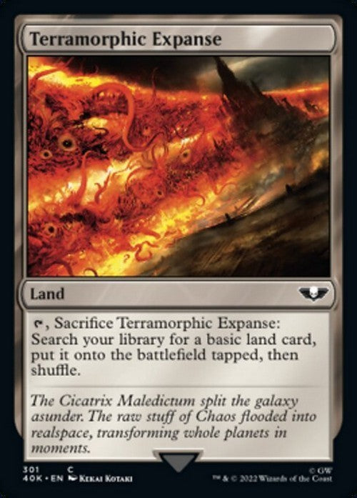 Terramorphic Expanse ~ Commander: Warhammer 40,000 [ NearMint ] [ Magic MTG ]