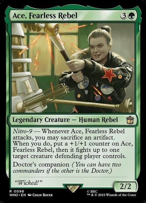 Ace, Fearless Rebel ~ Commander: Doctor Who [ NearMint ] [ Magic MTG ]