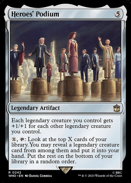 Heroes' Podium ~ Commander: Doctor Who [ NearMint ] [ Magic MTG ]
