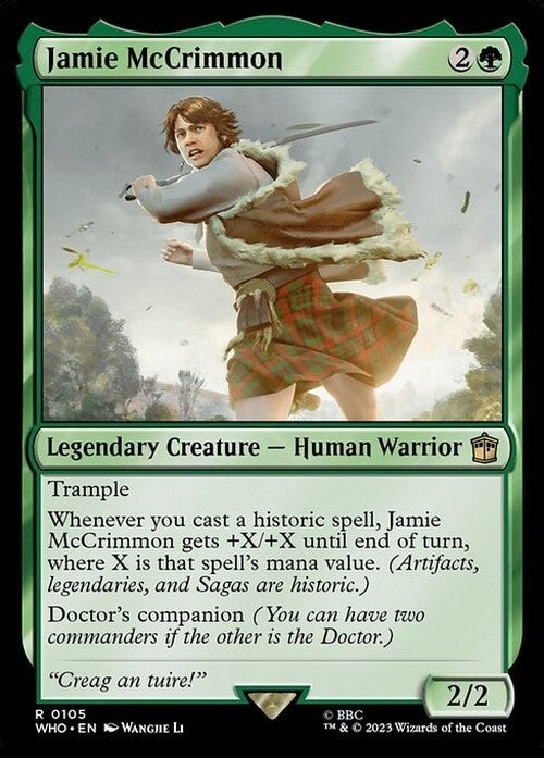 Jamie McCrimmon ~ Commander: Doctor Who [ NearMint ] [ Magic MTG ]